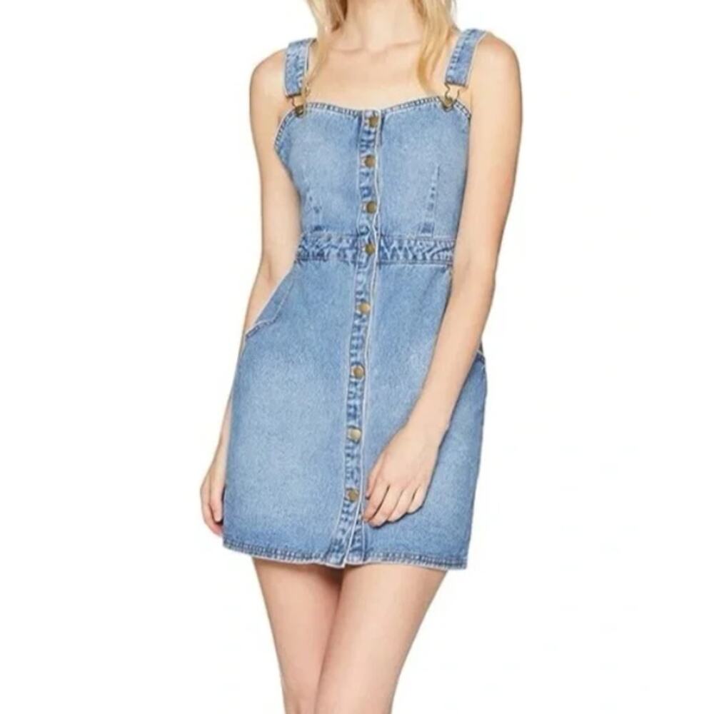Billabong Blue Denim Mini Dress